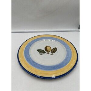 Villeroy & Boch Amarillo lemon branch Fruit 12 3/4" Chop Platter, Portugal plate